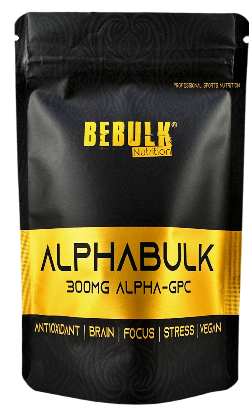 AlphaBulk - Alpha-GPC 300mg - Vegan - BeBulk Nutrition (bol)