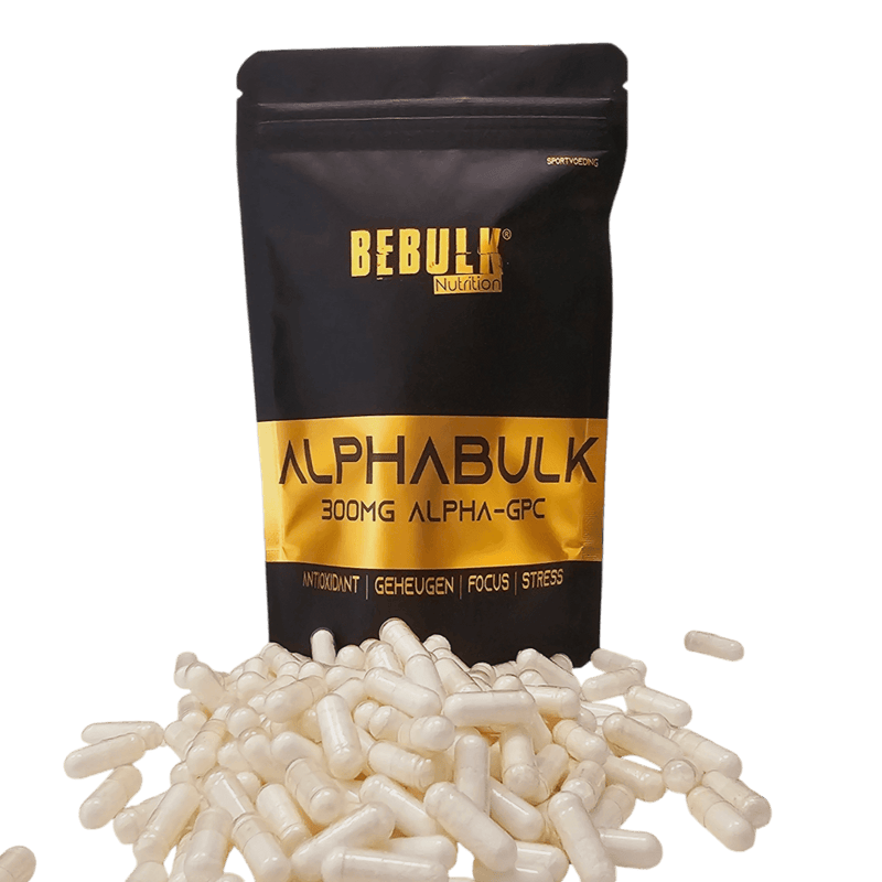 AlphaBulk - Alpha-GPC 300mg - Vegan - BeBulk Nutrition (bol)