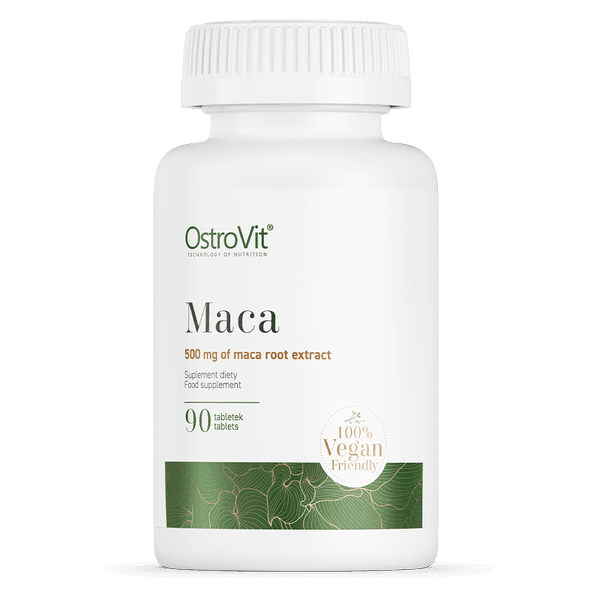 12 x Maca 500mg - Vegan - 90 Tablets - OstroVit