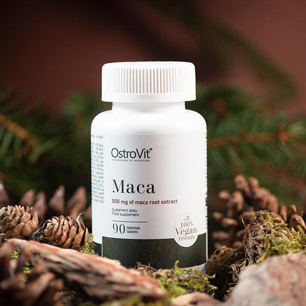 12 x Maca 500mg - Vegan - 90 Tablets - OstroVit