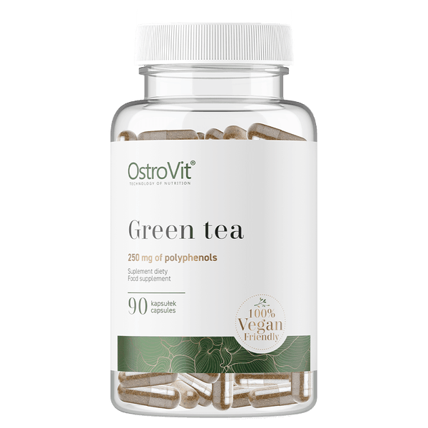 Green Tea 500mg - Vegan - 90 Capsules - OstroVit