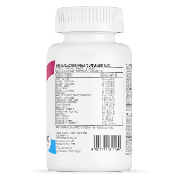 OstroVit 100% Vit&Min 90 tabletten