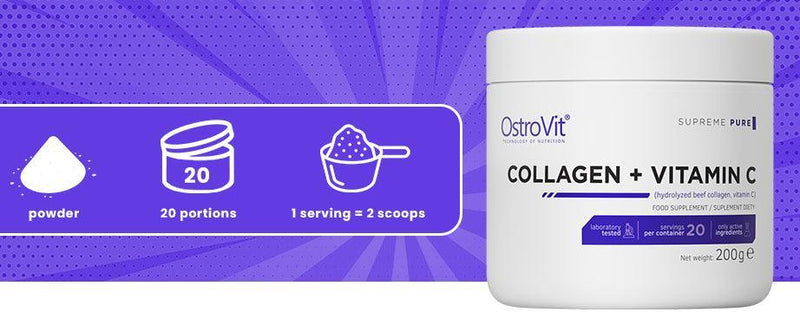 OstroVit Collageen + Vitamine C 200 g