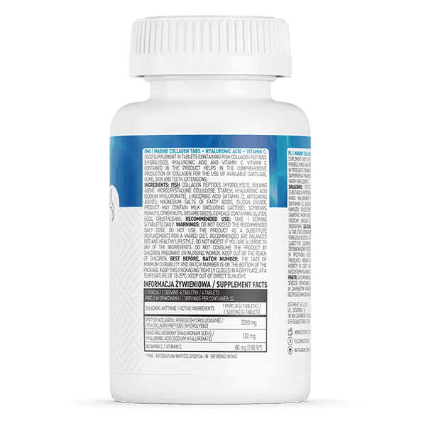 OstroVit Marine Collageen + Hyaluronzuur + Vitamine C 90 tabletten