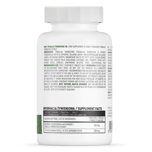 OstroVit Tribulus Terrestris VEGE 360 tabletten