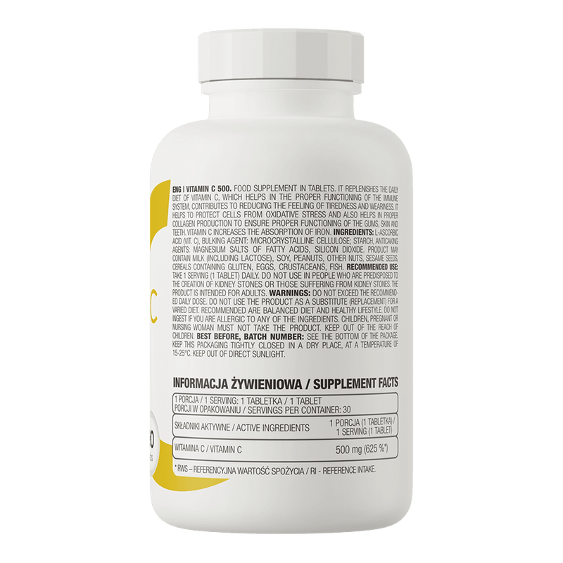 OstroVit Vitamine C 500 mg 30 tabletten