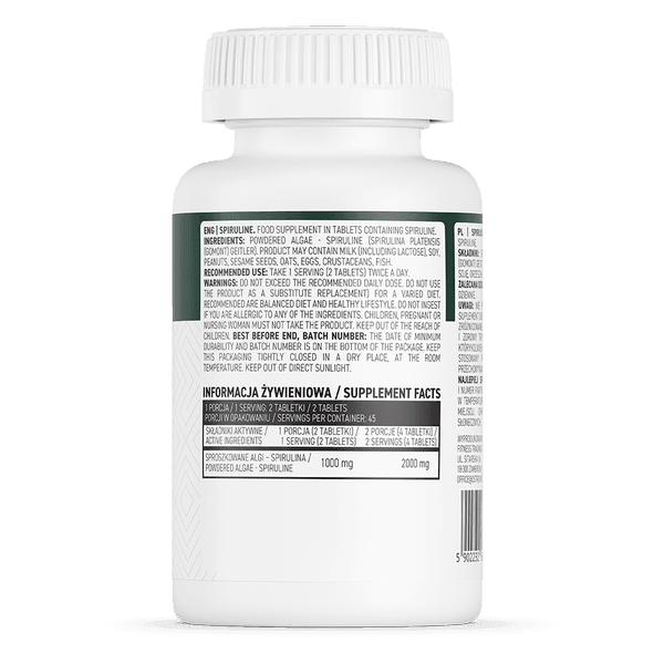 Spiruline 1000 - 90 Tablets - OstroVit