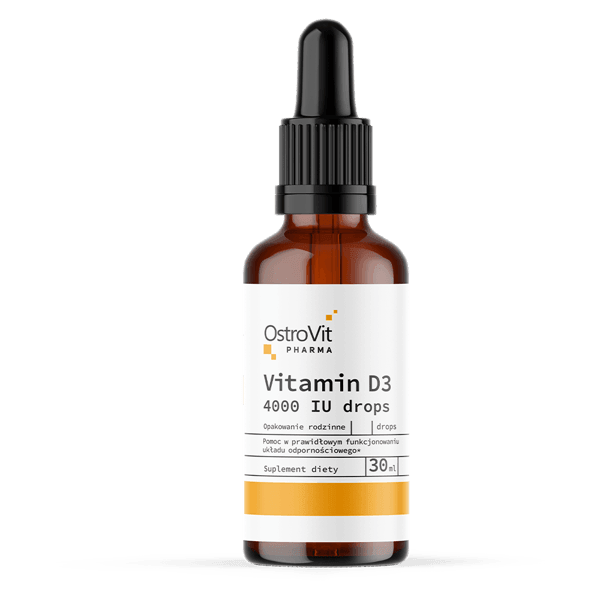 Vitamin D3 4000 IU - Druppels - Pharma - 30ml - OstroVit