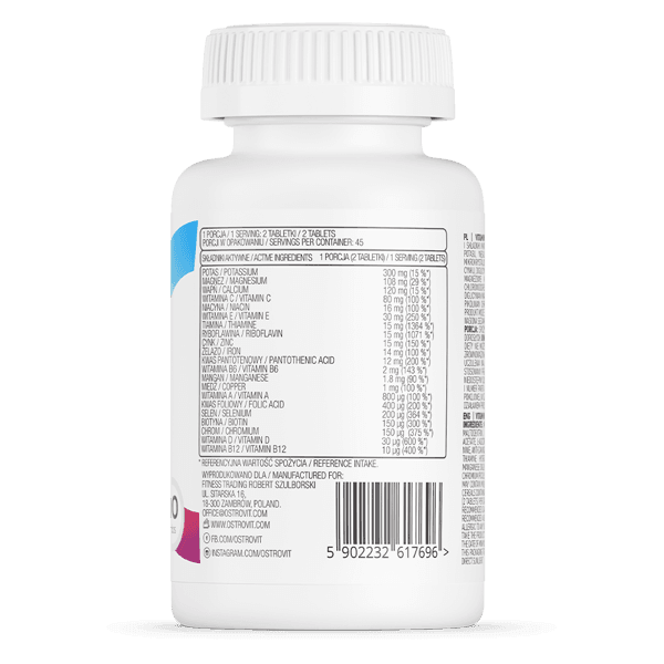 Vitaminen & Mineralen FORTE - 90 Tabletten - OstroVit